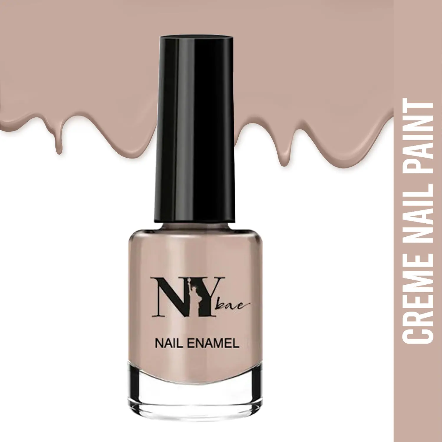 NY Bae Creme Nail Enamel - Hot Dog 1 (6 ml) | Purple | Rich Pigment | Chip-proof | Long lasting | Quick Drying | Cruelty Free