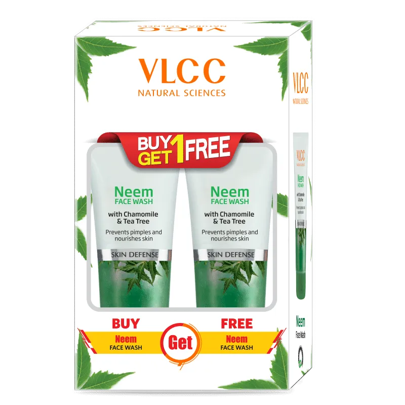 VLCC Neem Face Wash (Buy 1 Get 1) (Each 150ml)