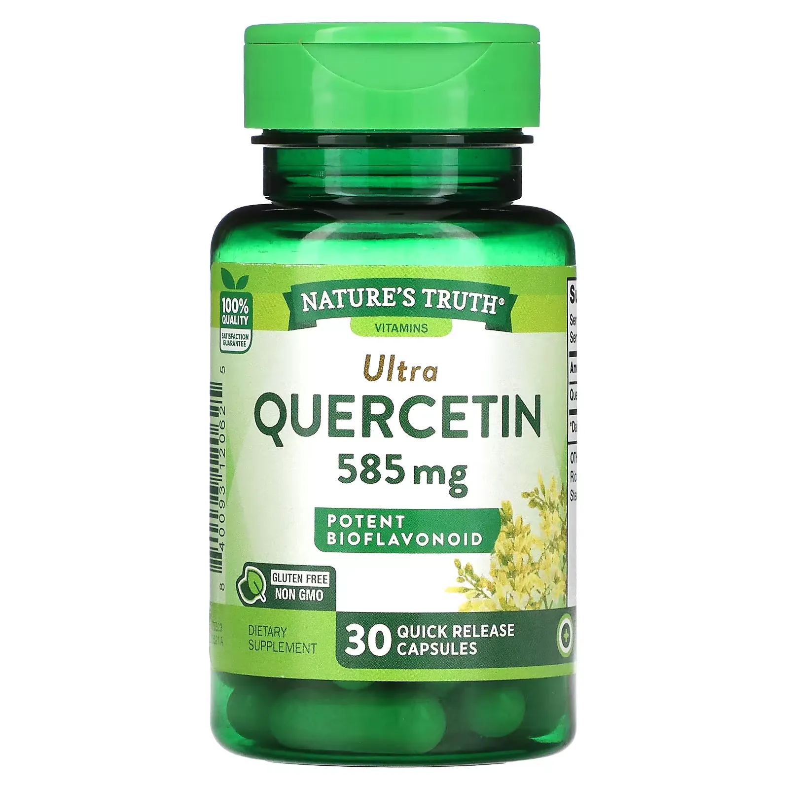 Ultra Quercetin, 585 mg, 30 Quick Release Capsules