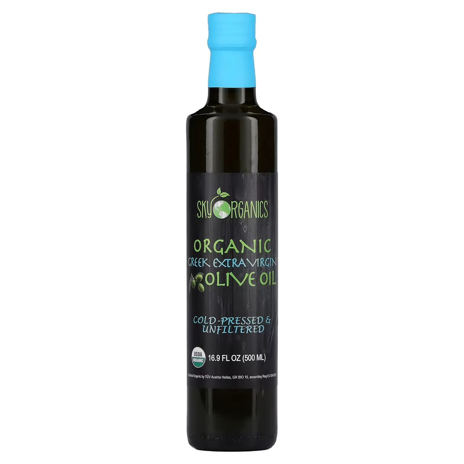 Organic Greek Extra Virgin Olive Oil, 16.9 fl oz (500 ml)