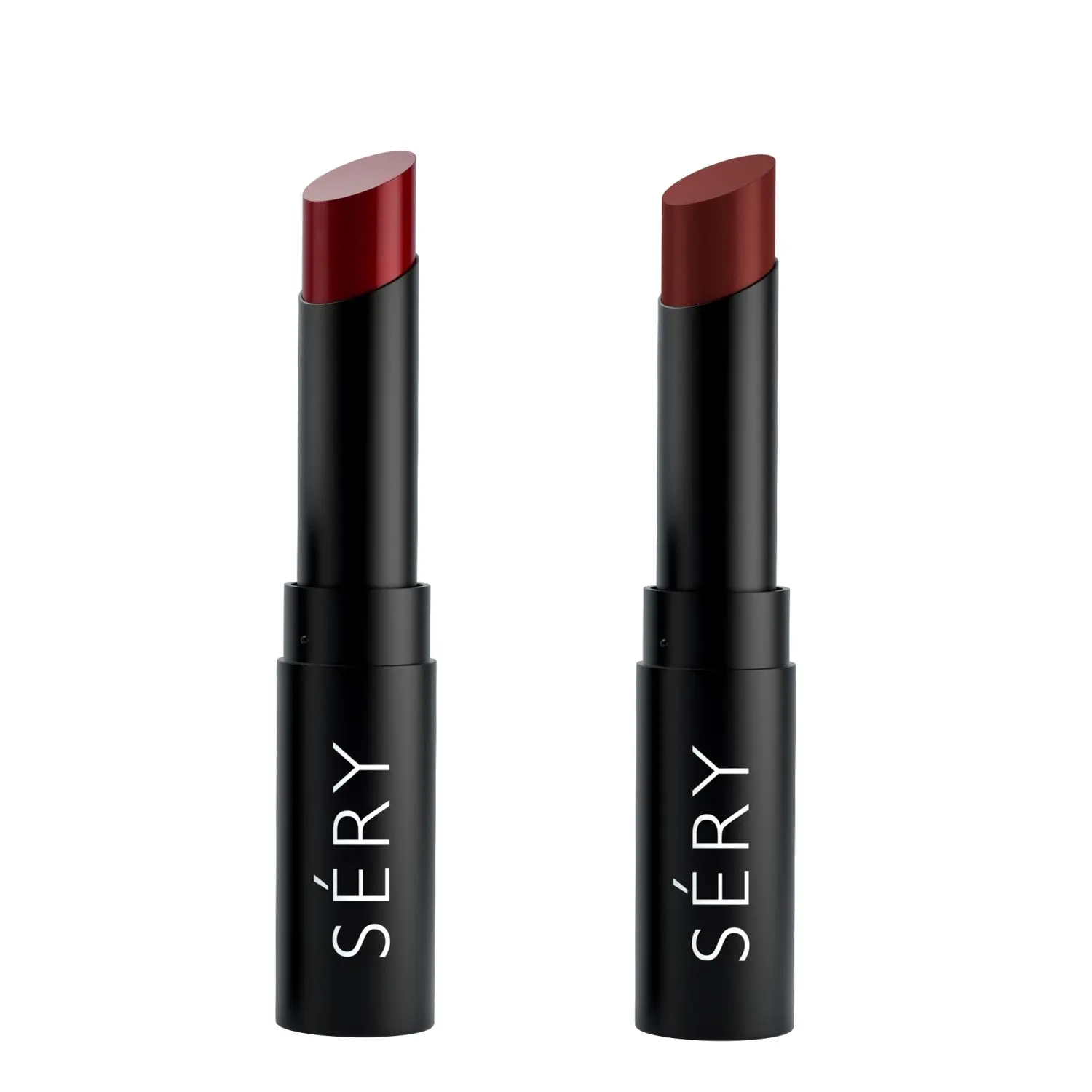 SERY Sery Matte and Creamy Lipstick Combo Cml05, Red Raspberry + Nude Nuts, 3.5 g with Combo offer