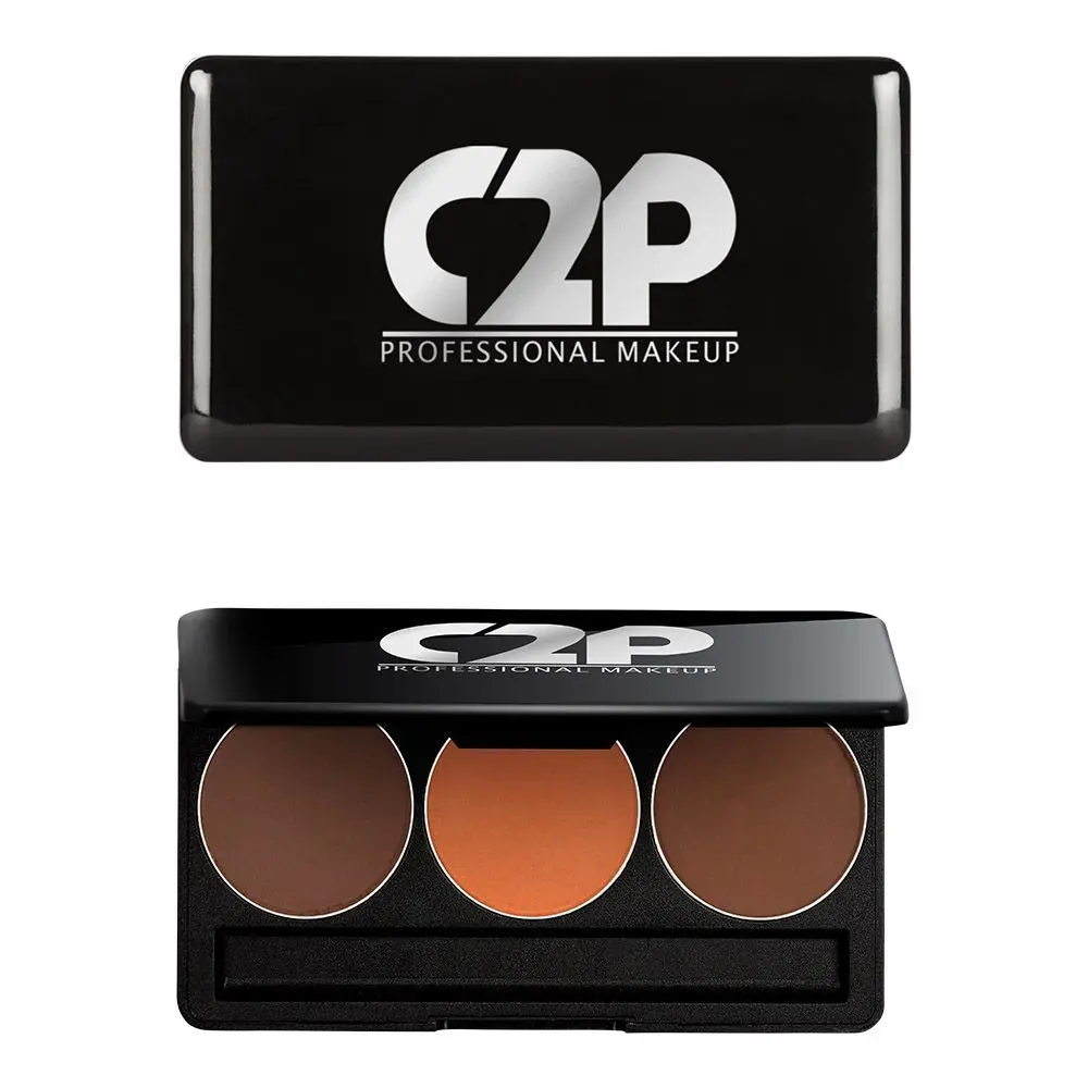 C2P Pro Professional Basic Makeup Kit Trio Contour (3 In 1)
