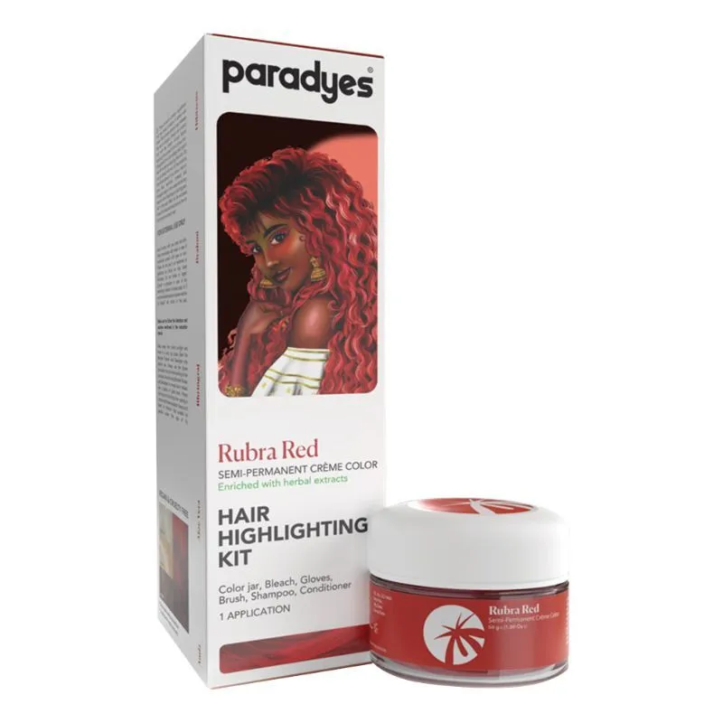 Paradyes Hair Highlighting Kit - Rubra Red