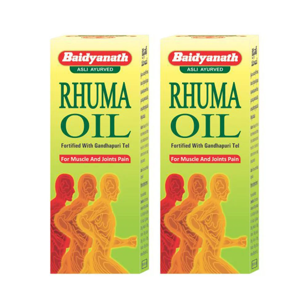 Baidyanath Rhuma Joint Pain Oil - Pack Of 2