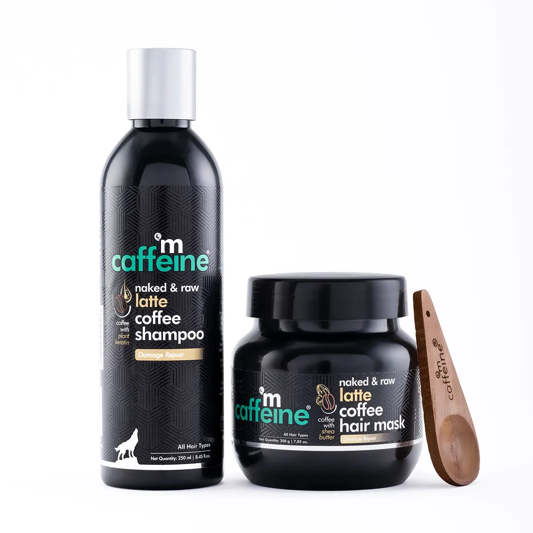 MCaffeine Intense Damage Repair & Frizz Control Kit With Shampoo & Hair Mask