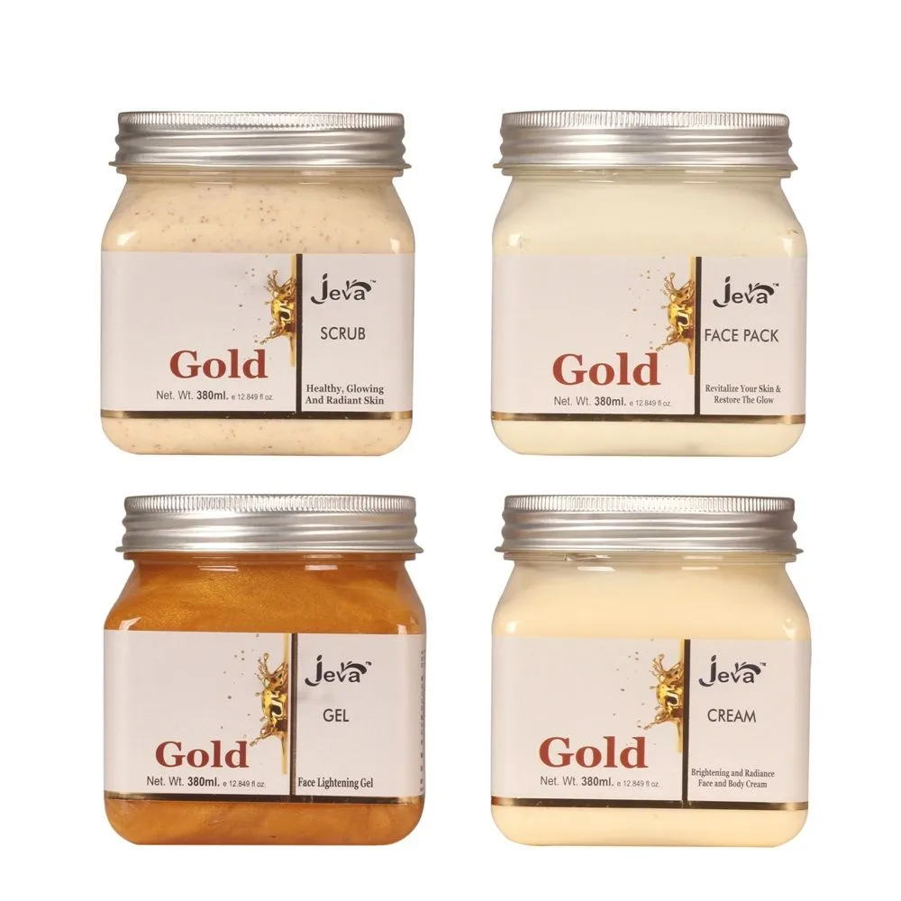 Jeva Gold Eco Facial Kit - Pack of 4