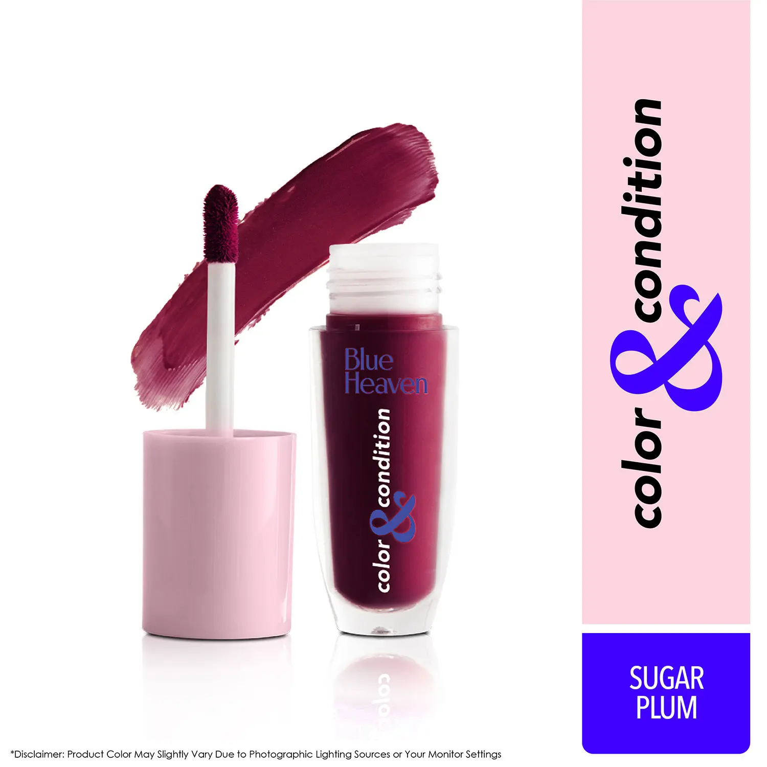 Blue Heaven Color & Condition Tinted Conditioning Lip Oil ,Sugar Plum