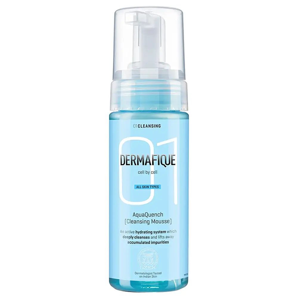 Dermafique AquaQuench Cleansing Mousse,  150 ml  for All Skin Types