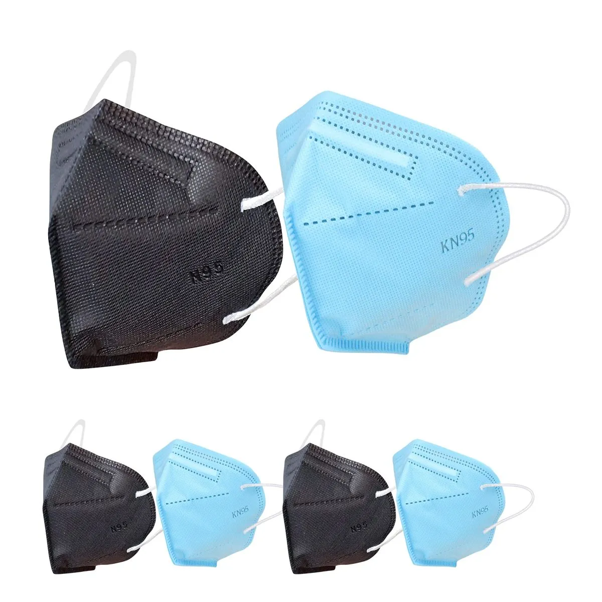 OOMPH Pack of 4 Kn95/N95 Anti-Pollution Reusable 5-Layer Mask