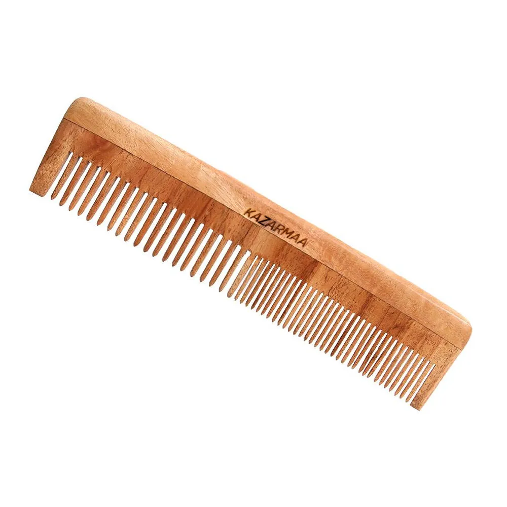 Kazarmaa Pure Organic 100% Natural Neem Wood Hair Comb