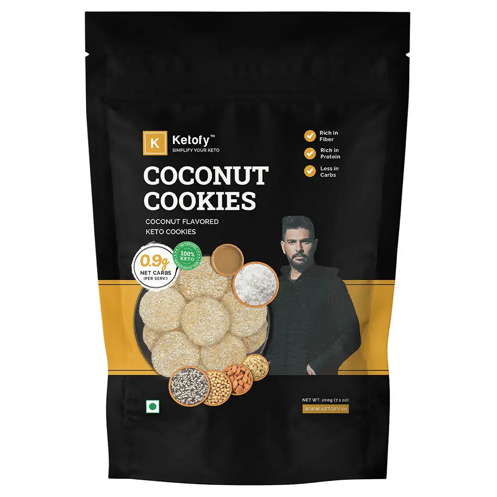 Ketofy Keto Cookies,  200 g  Coconut