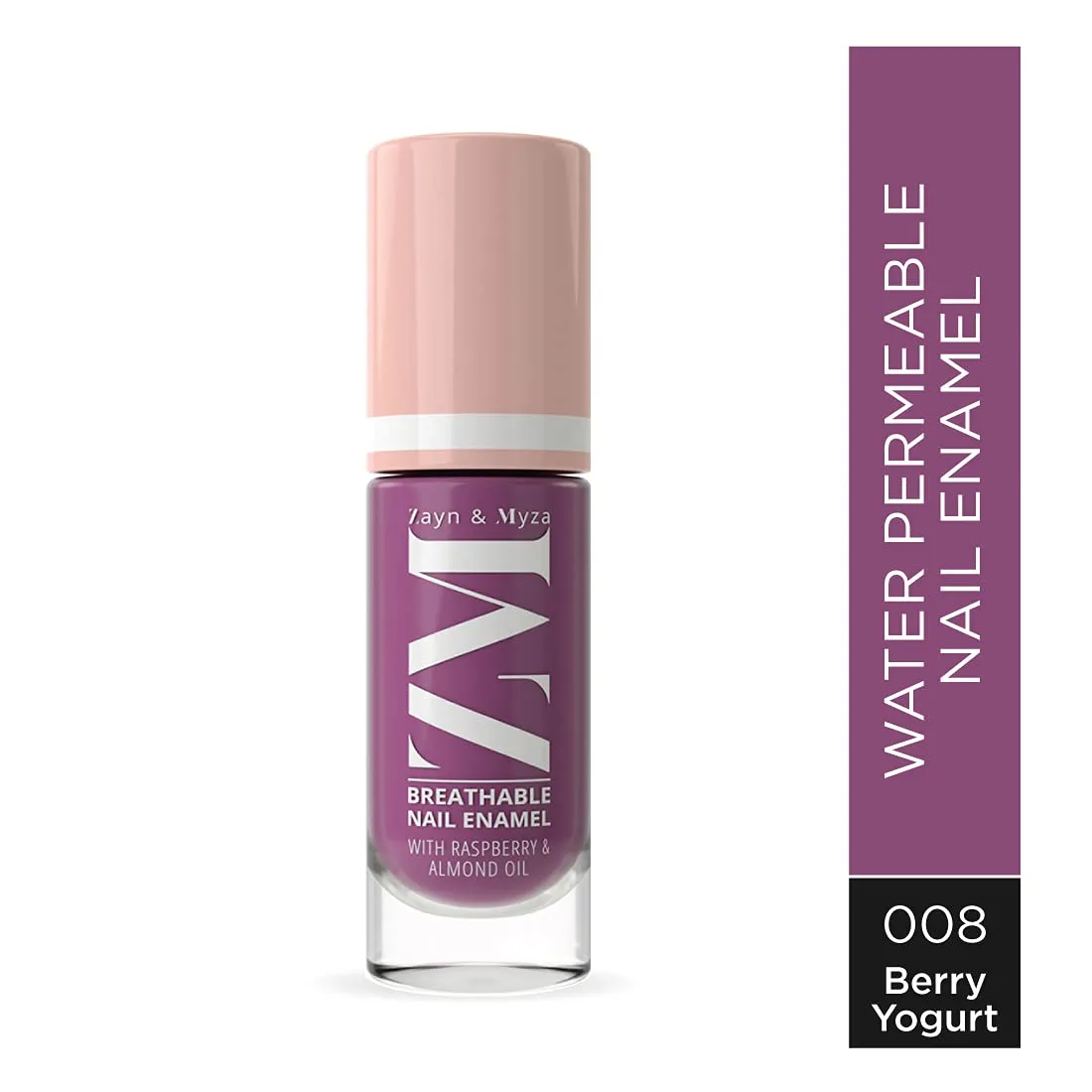 ZM Zayn & Myza Breathable Nail Enamel With Raspberry & Almond Oil