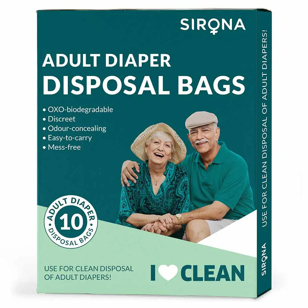 Sirona Diaper Disposal Bags,  10 Piece(s)/Pack  for Men and Women (Adult)