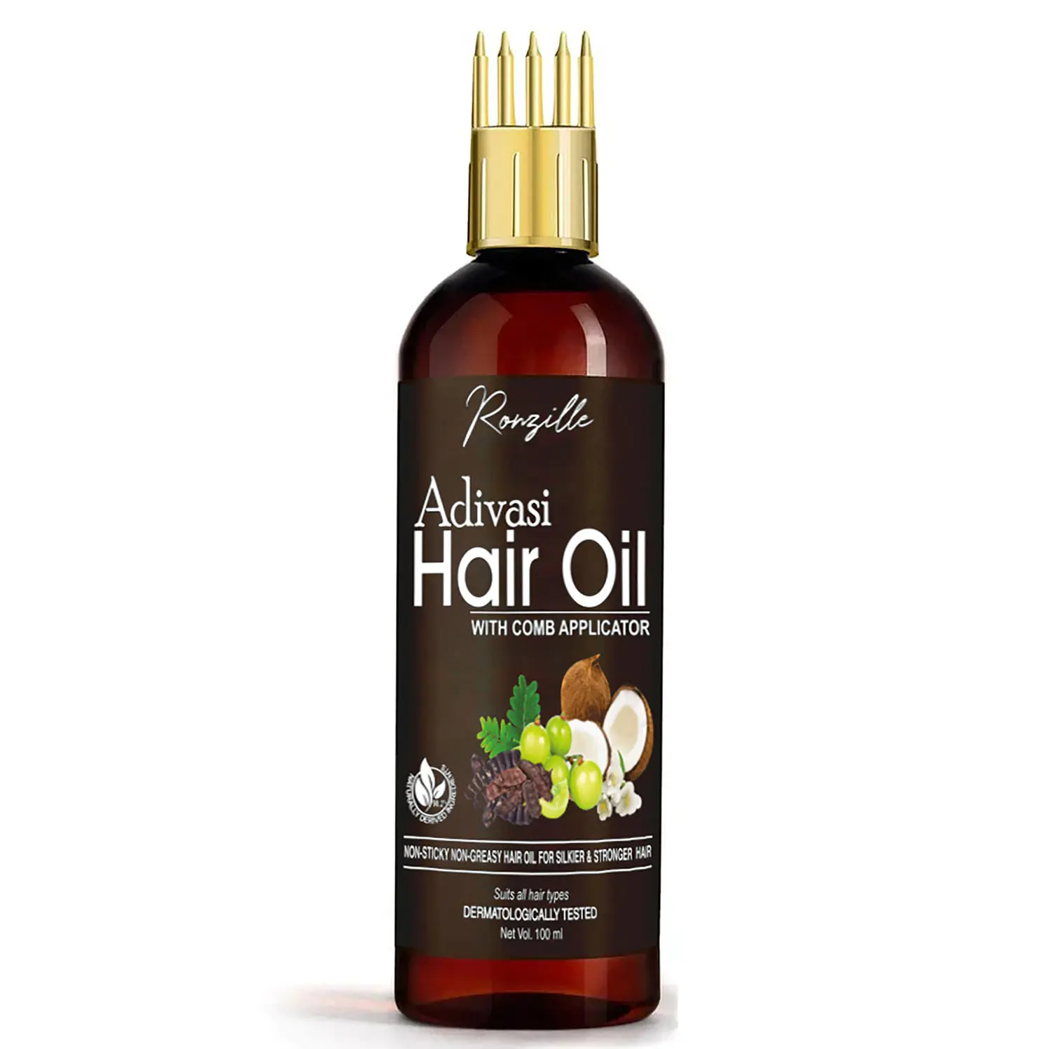 Ronzille Adivasi Jadibuti Hair Oil For Hair Regrowth Ayurvedic Hair Oil - 100Ml