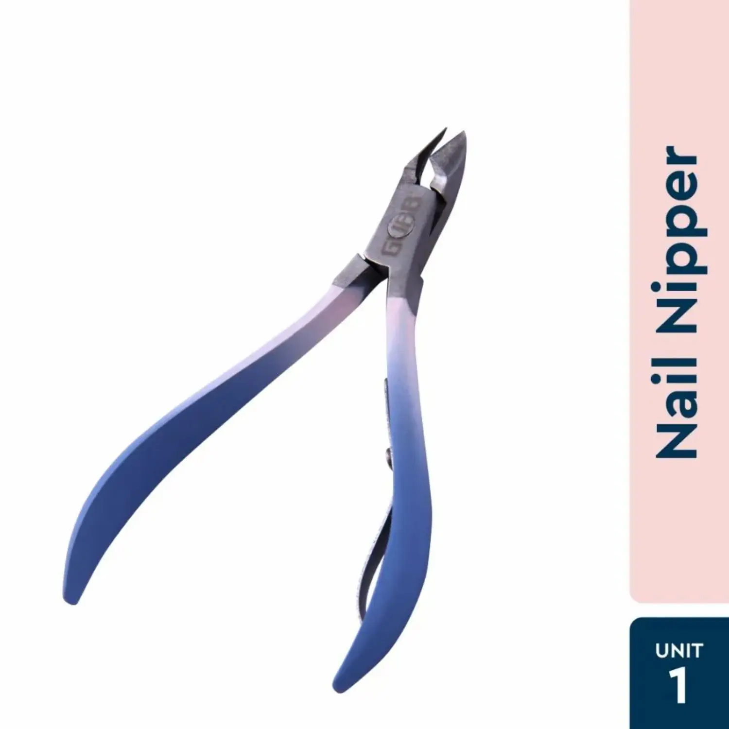 GUBB Nail Nipper Professional, Cuticle Cutter Blue