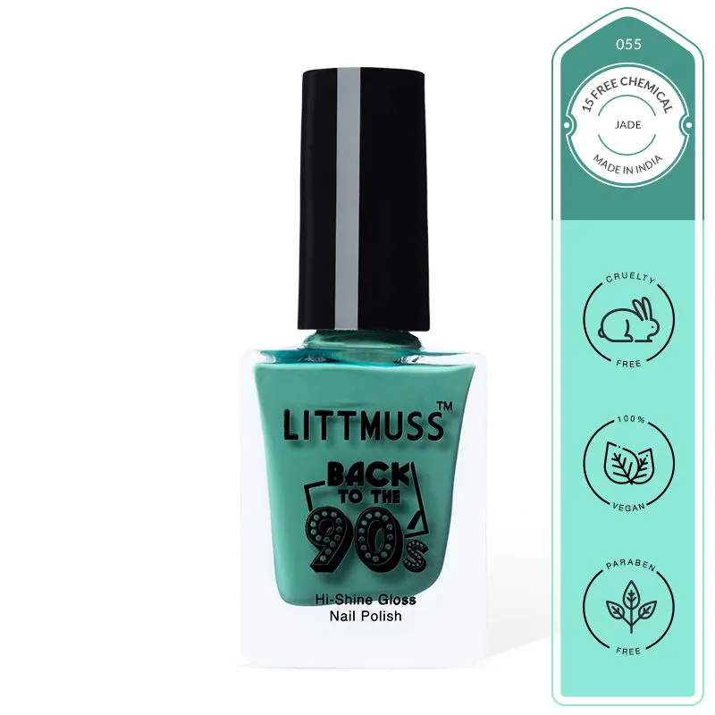 Littmuss Nail Polish Back To The 90'S Hi-Shine Gloss Nail Paint - Jade - 055