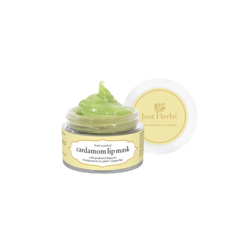 Just Herbs Hydrating Cardamom Lip Mask for Dark , Dry & Chapped Lips