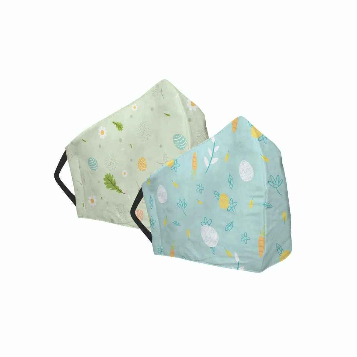 Crazy Corner Two Layer Printed Cotton Masks - Pack of 2