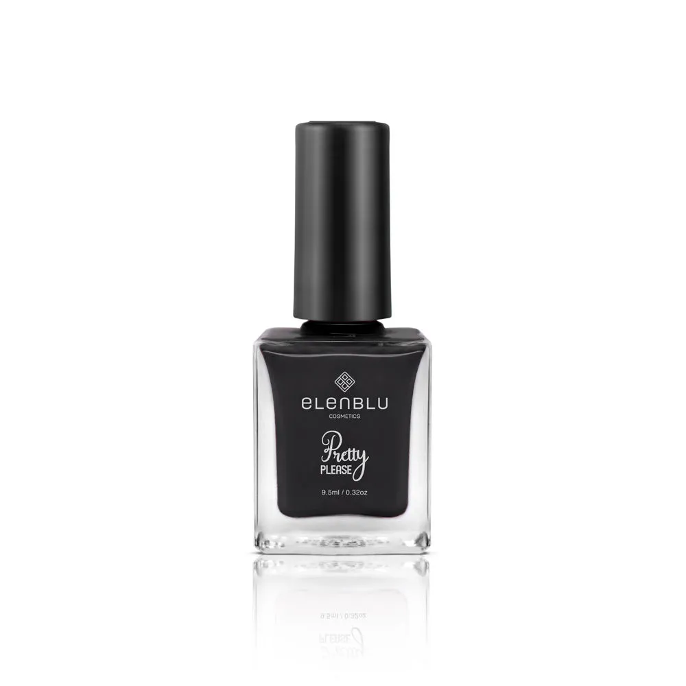 Elenblu Pretty Please High Gloss Nail Polish - EB78 - Bold in Black