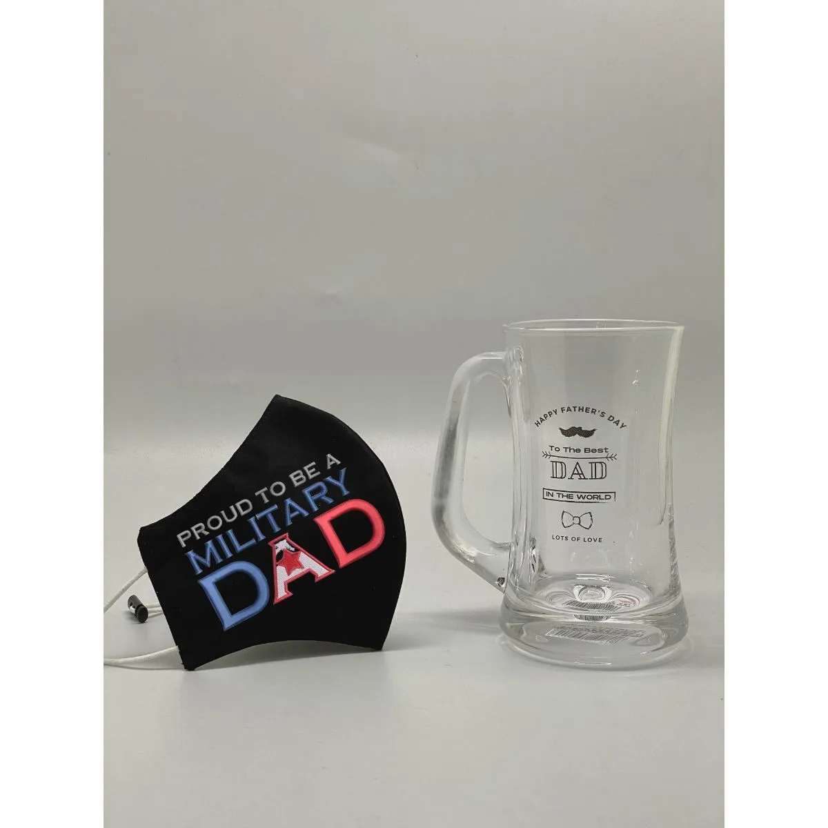 The Tie Hub Mil DAD Face Mask with Beer Mug