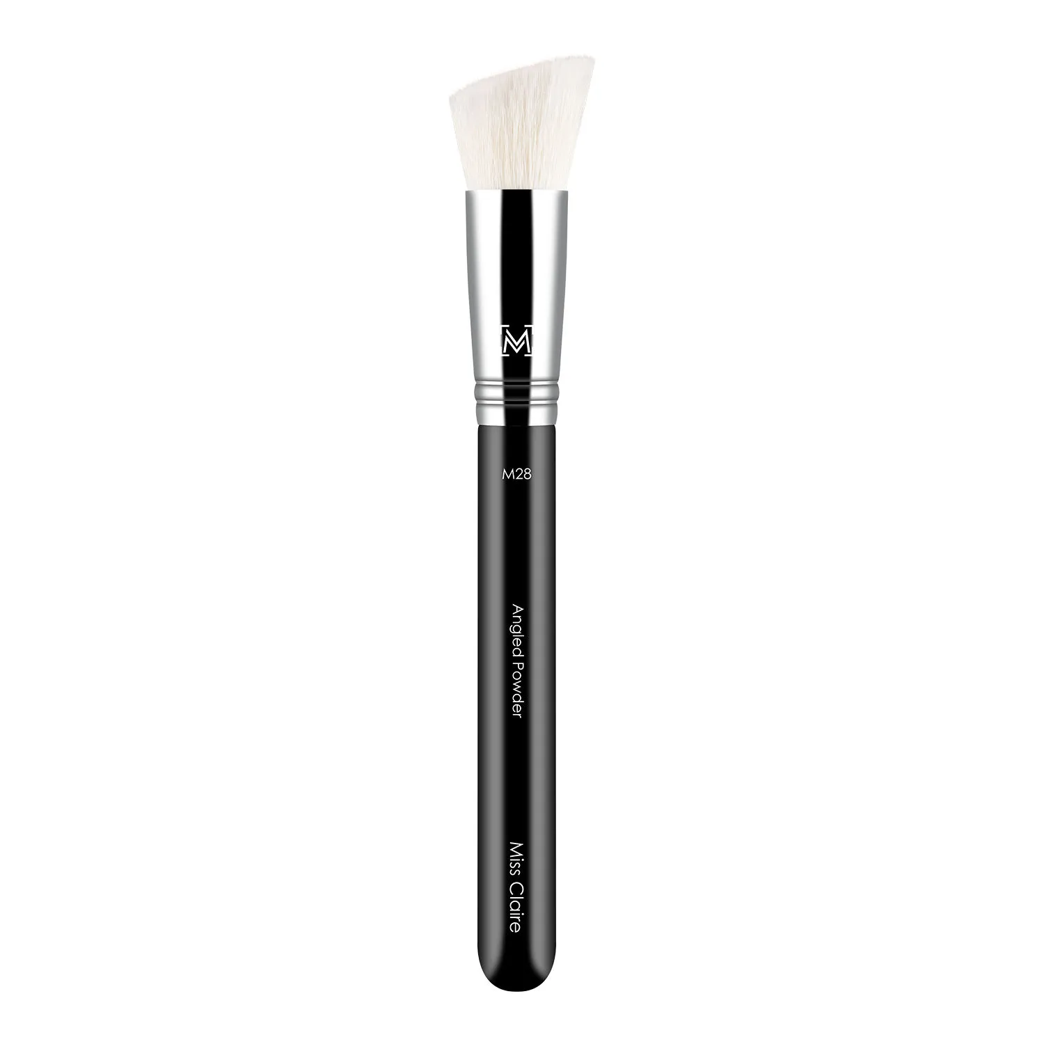 Miss Claire M28 - Angled Powder Brush - Chrome