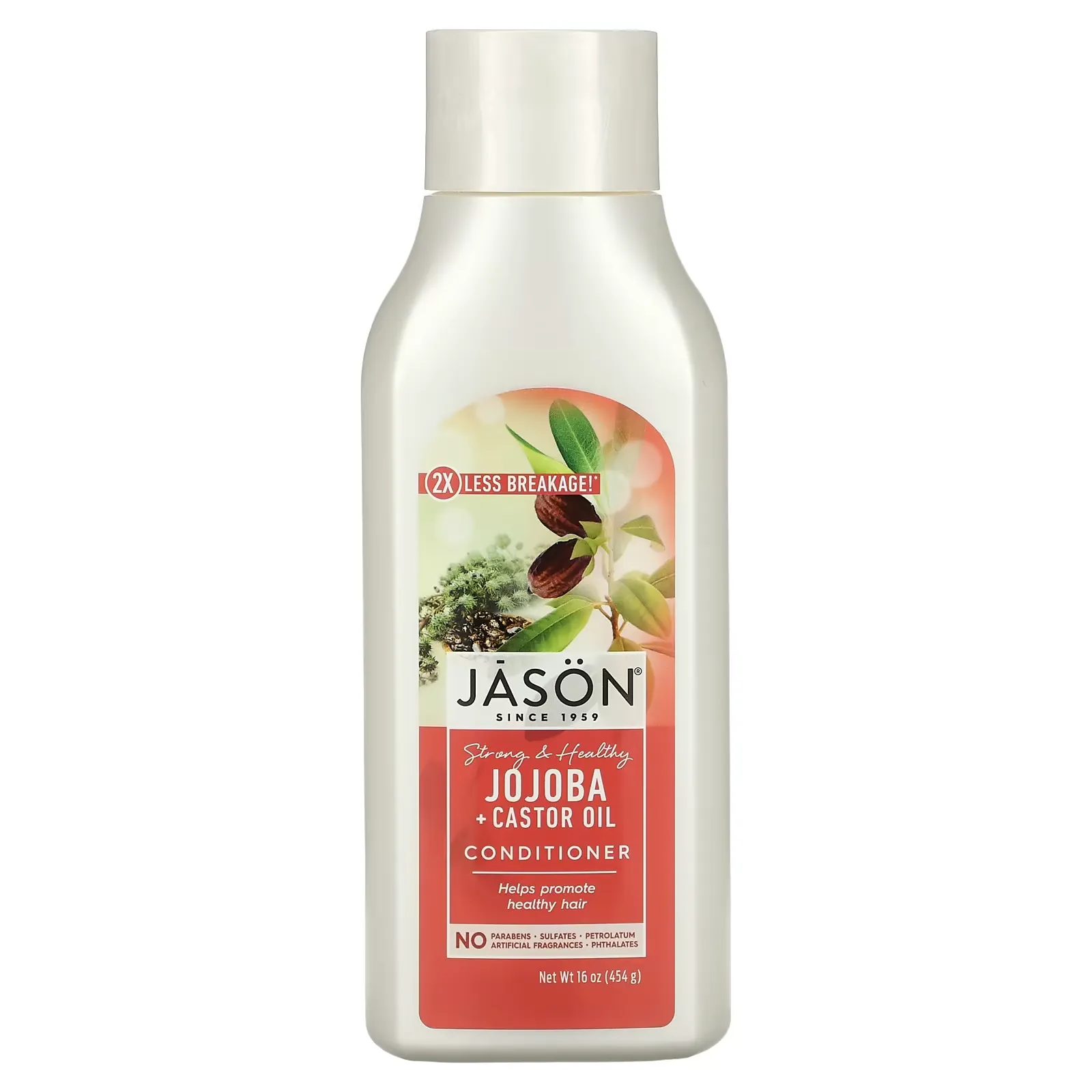 Jojoba + Castor Oil Conditioner, 16 oz (454 g)