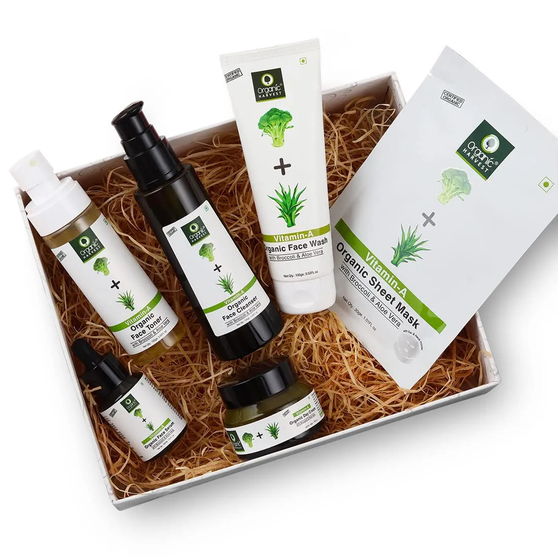 Organic Harvest Vitamin A Skin Care Beauty Gift Set