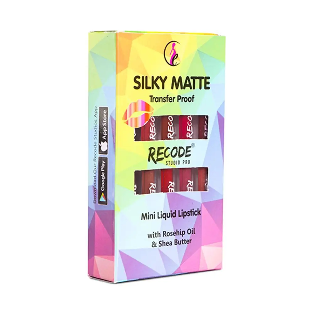 Recode Silky Matte Lipstick- 12.50ml(1.25ml*10)