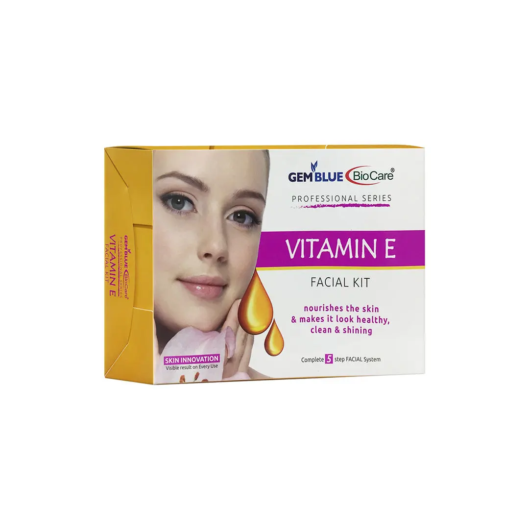 Gemblue Biocare Vitamin E facial Kit for Nourishes, Healthy, Clean & Shining Skin, 400gm