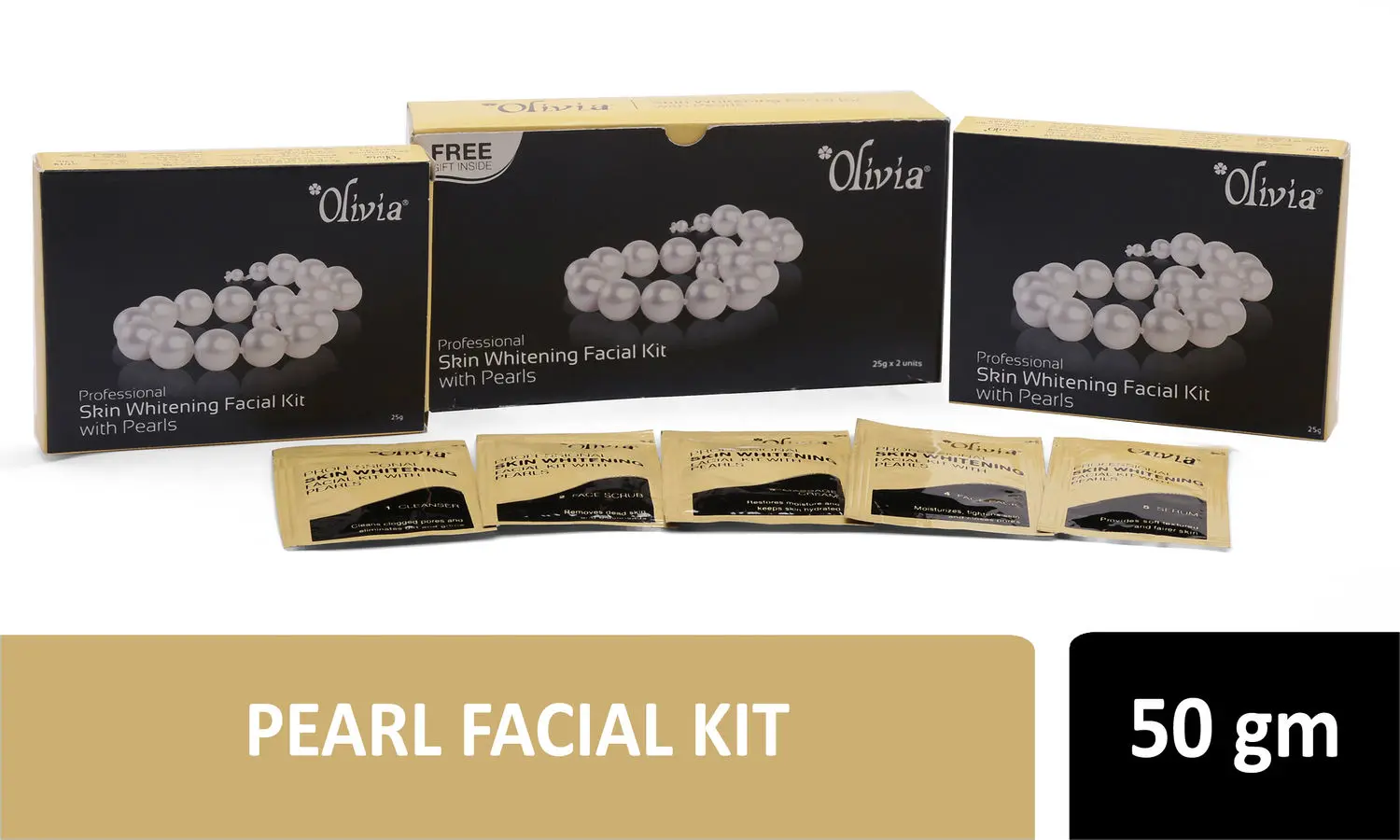 Olivia Professional Pearl Facial Kit (50 g)