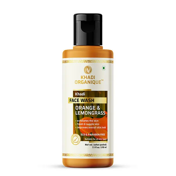 Khadi Organique Orange & Lemongrass Natural Face Wash