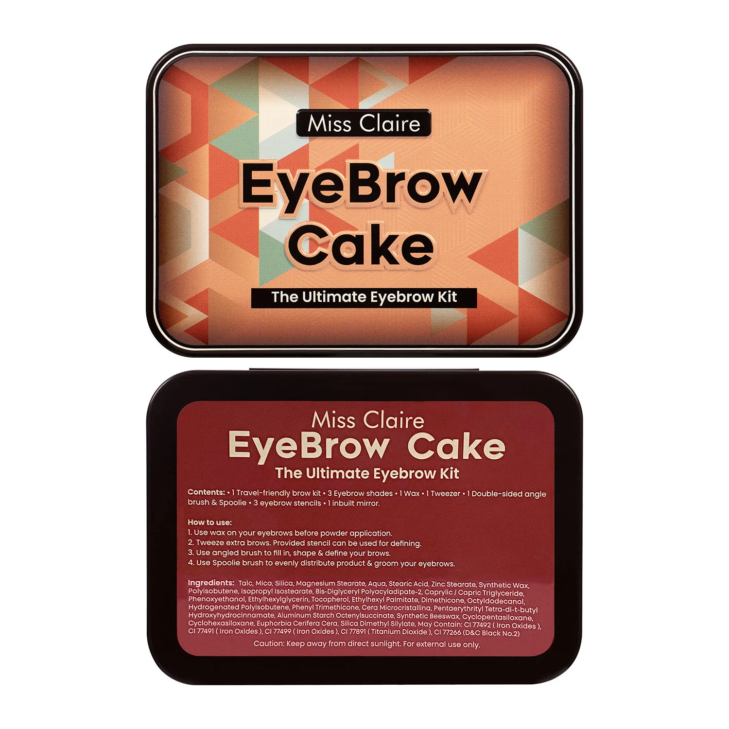 Miss Claire Eyebrow Cake Tin - 01