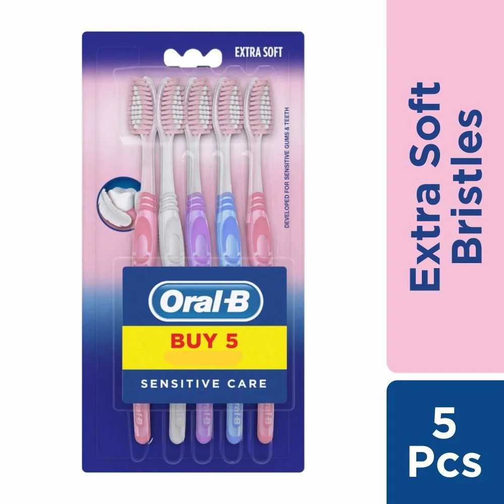 Oral-B Sensitive Care Toothbrush - Extra Soft (Pack of 5)