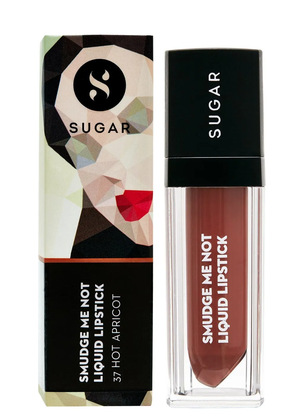 SUGAR Smudge Me Not Liquid Lipstick - 37 Hot Apricot (Peachy Nude)