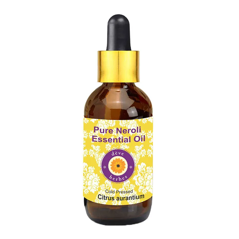 Deve Herbes Pure Neroli Essential Oil 100% Natural Therapeutic Grade Steam Distilled