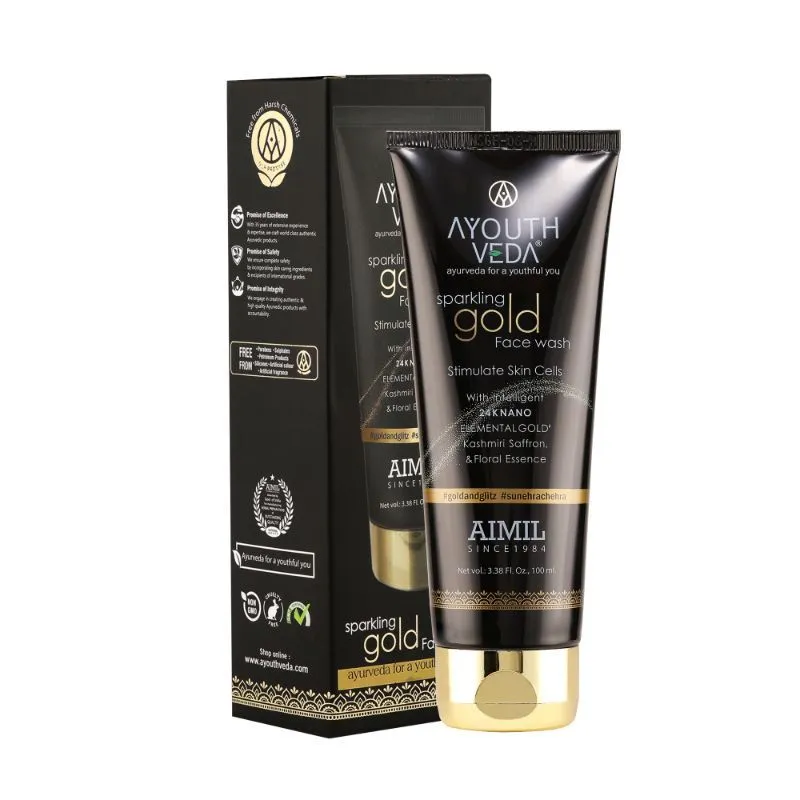 Ayouthveda Sparkling Gold Face Wash