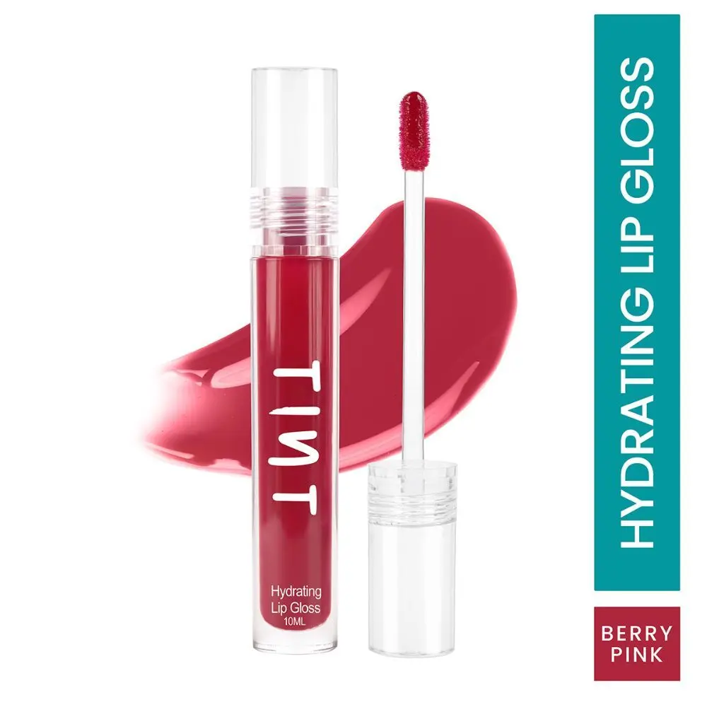 Tint Cosmetics Berry Pink Lipgloss, Red, 10ml