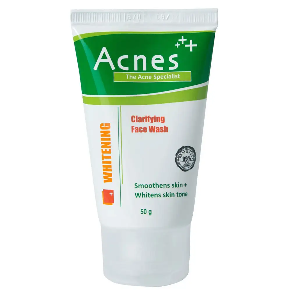 Acnes Clarifying Whitening Face Wash,  50 g  for All Skin Types