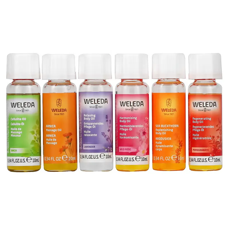 Body Oils, Essential Kit, 6 Oils, (0.34 fl oz Each)