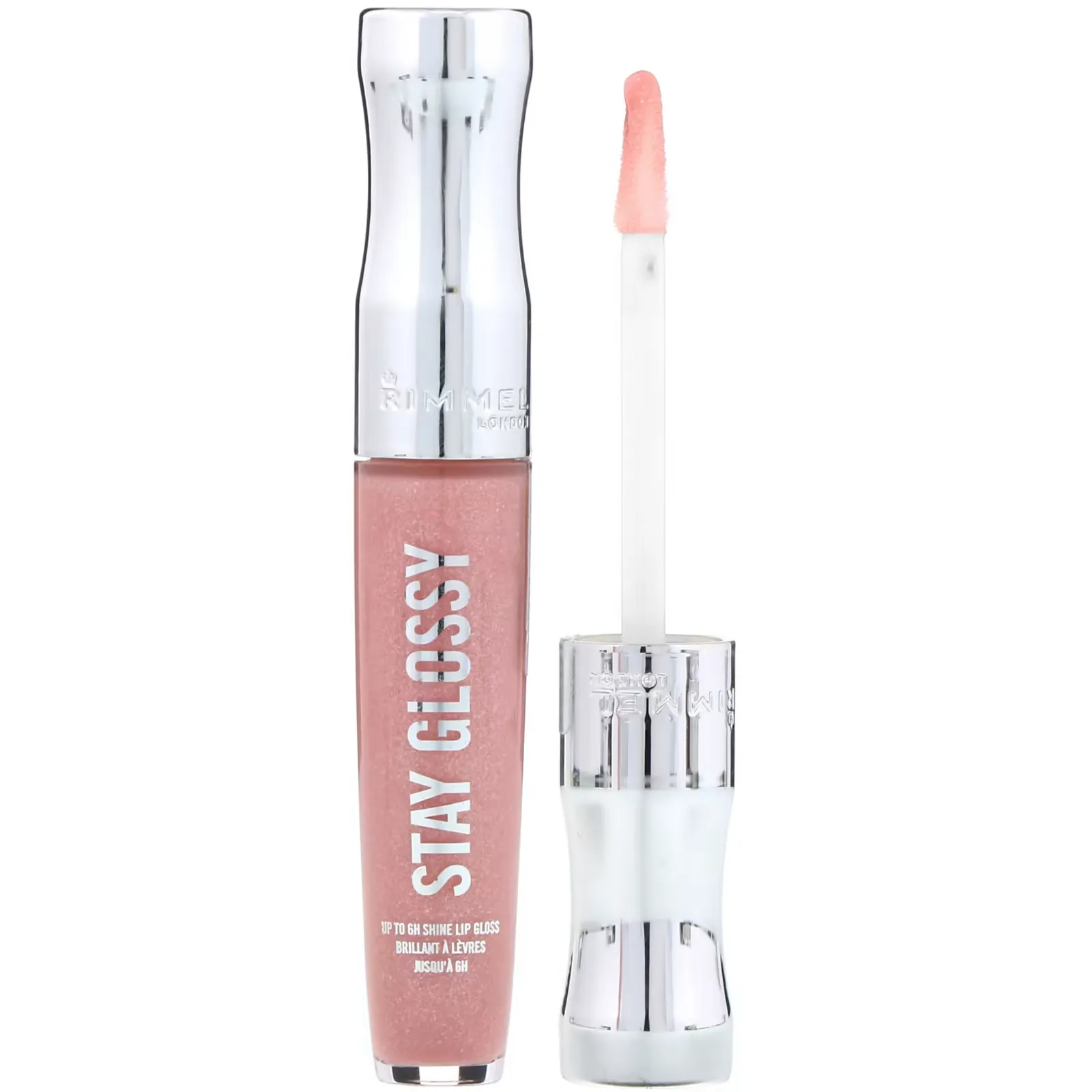 Stay Glossy Lip Gloss, 110 Dorchester Rose, 0.18 fl oz (5.5 ml)