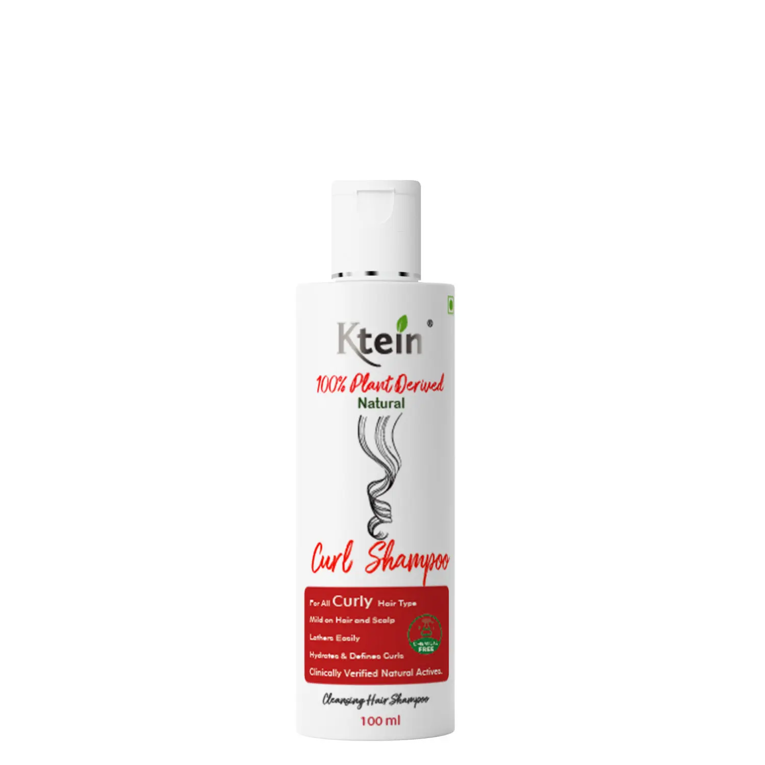 Ktein Natural 100% Plant Derived Curl Shampoo(100ml)