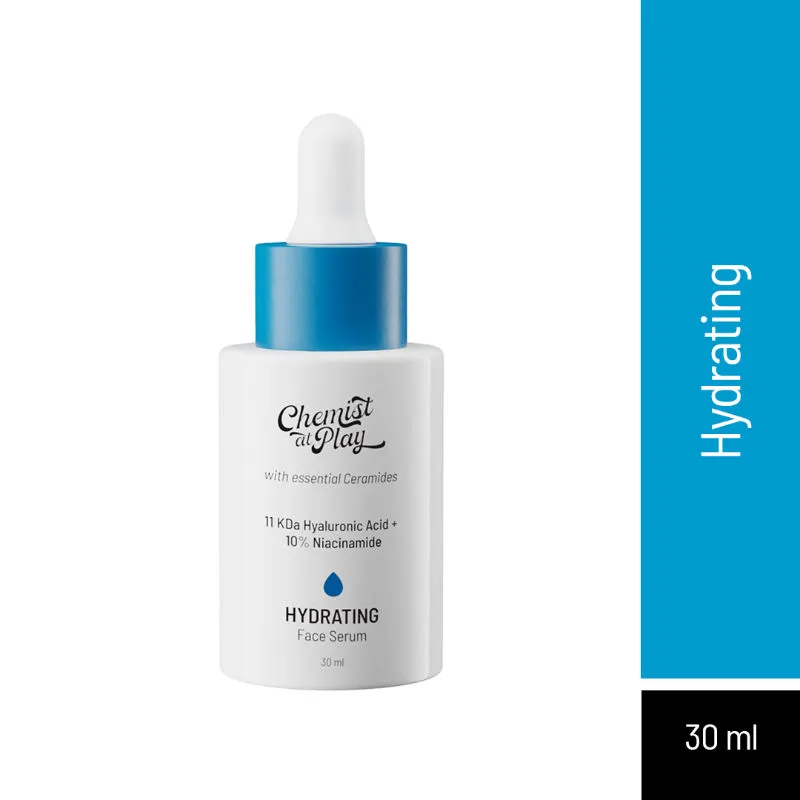 Chemist At Play Hydrating Face Serum With 11 Kda Hyaluronic Acid + 10% Niacinamide For Dry Skin