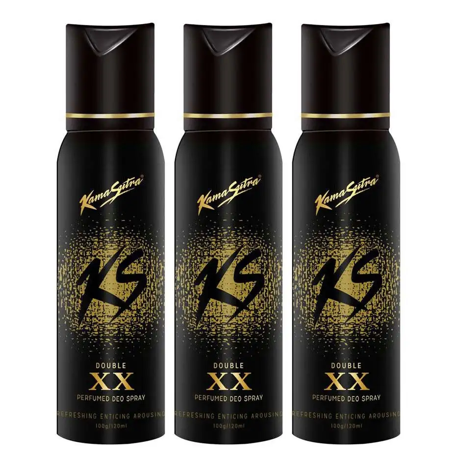 Kamasutra XX Deo Pack of 3,  120 ml  for Women & Men