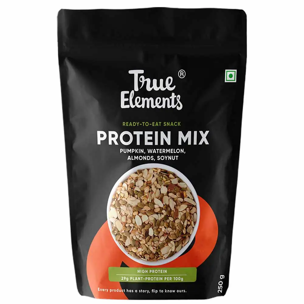 True Elements Protein Mix Roasted,  Pumpkin Watermelon Almonds & Soyanuts  0.250 kg