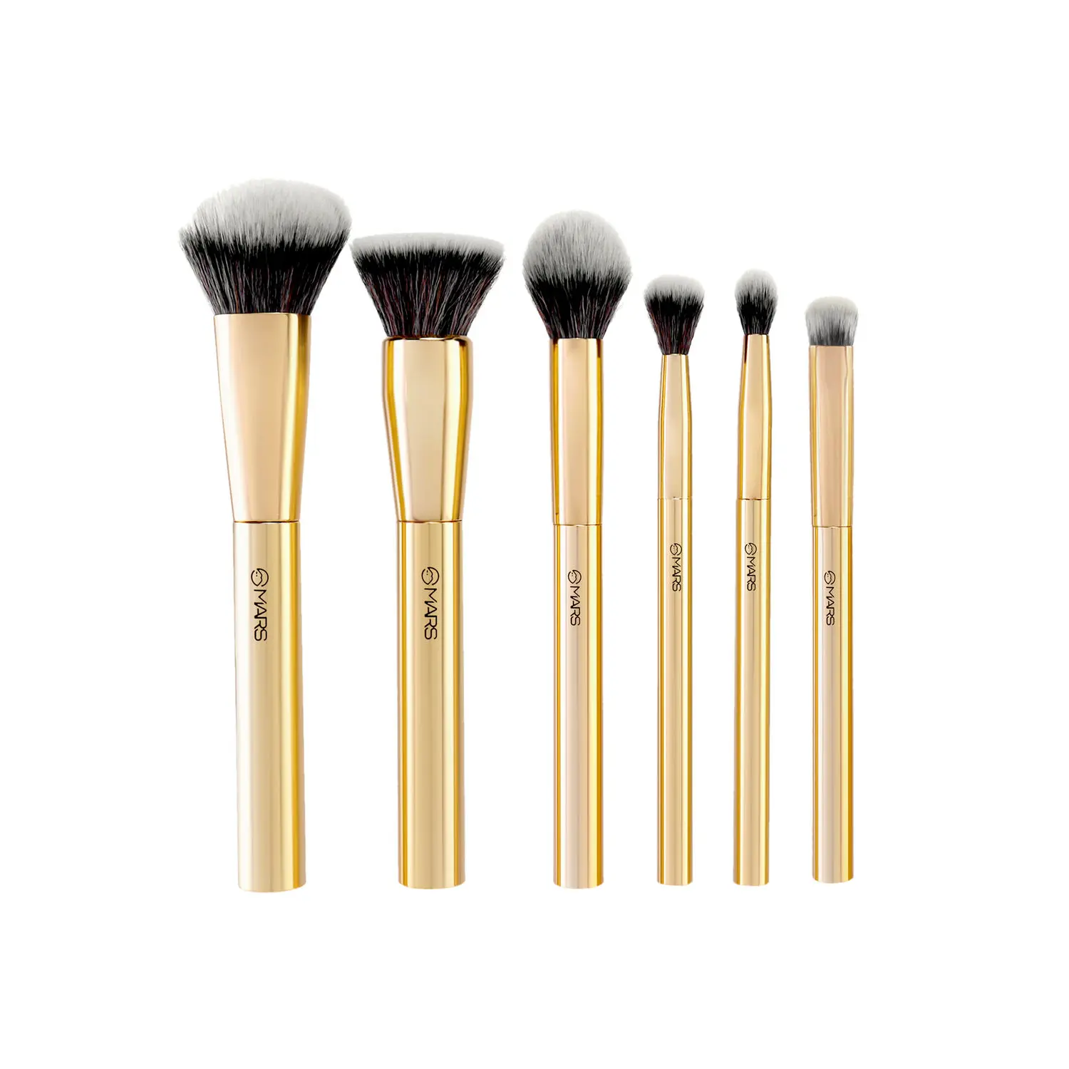 MARS Artist's Arsenal Brush Set of 6 Professional Makeup Brushes with ultra soft bristles