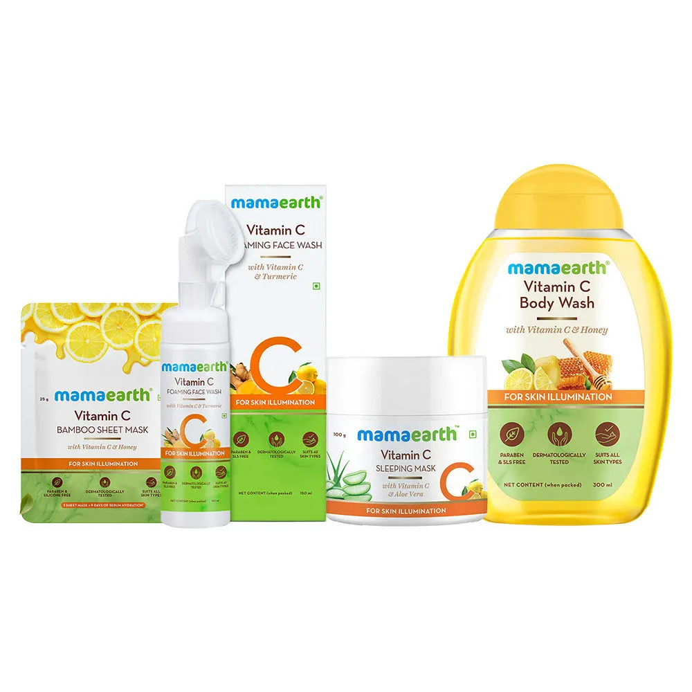 Mamaearth Vitamin C Skin & Body Care Kit