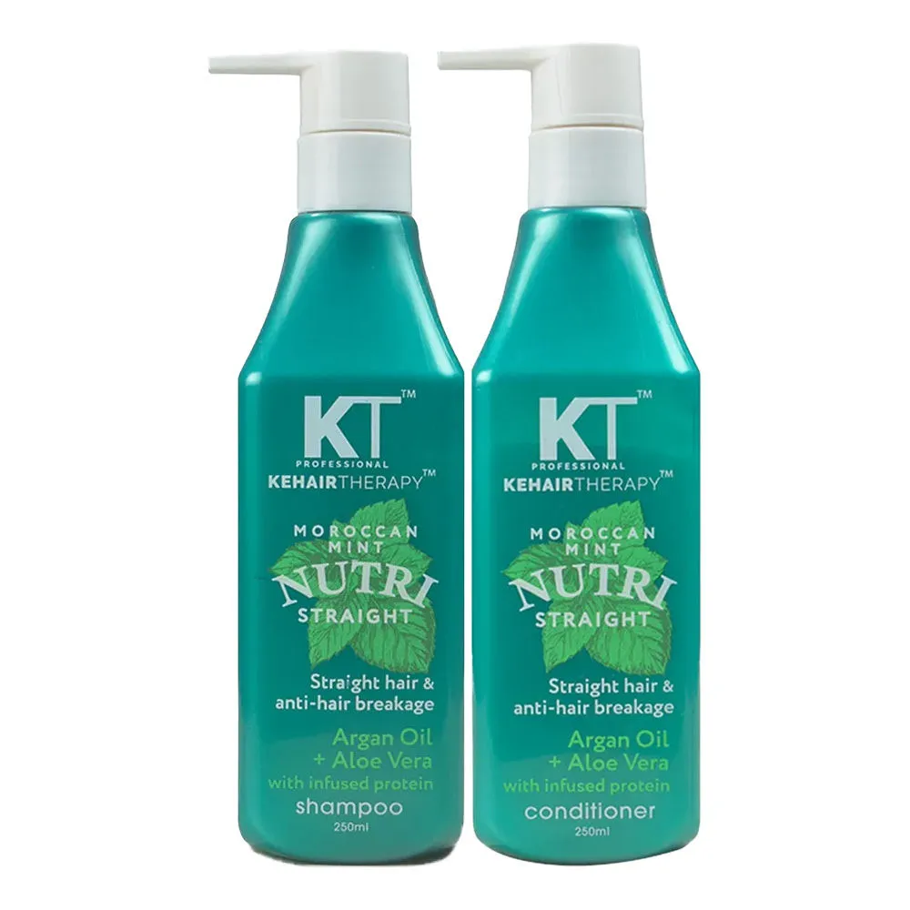 KT Professional Nutri Straight Shampoo & Conditioner(2 Set)