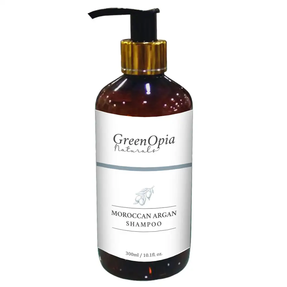 GreenOpia Moroccan Argan Shampoo,  300 ml  for All Hair Types