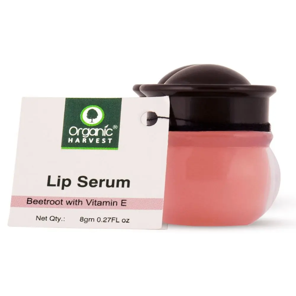 Organic Harvest Lip Serum with Beetroot Extract, Suitable for Dry & Chapped Lips Beetroot (Pack of: 1, 8 g)