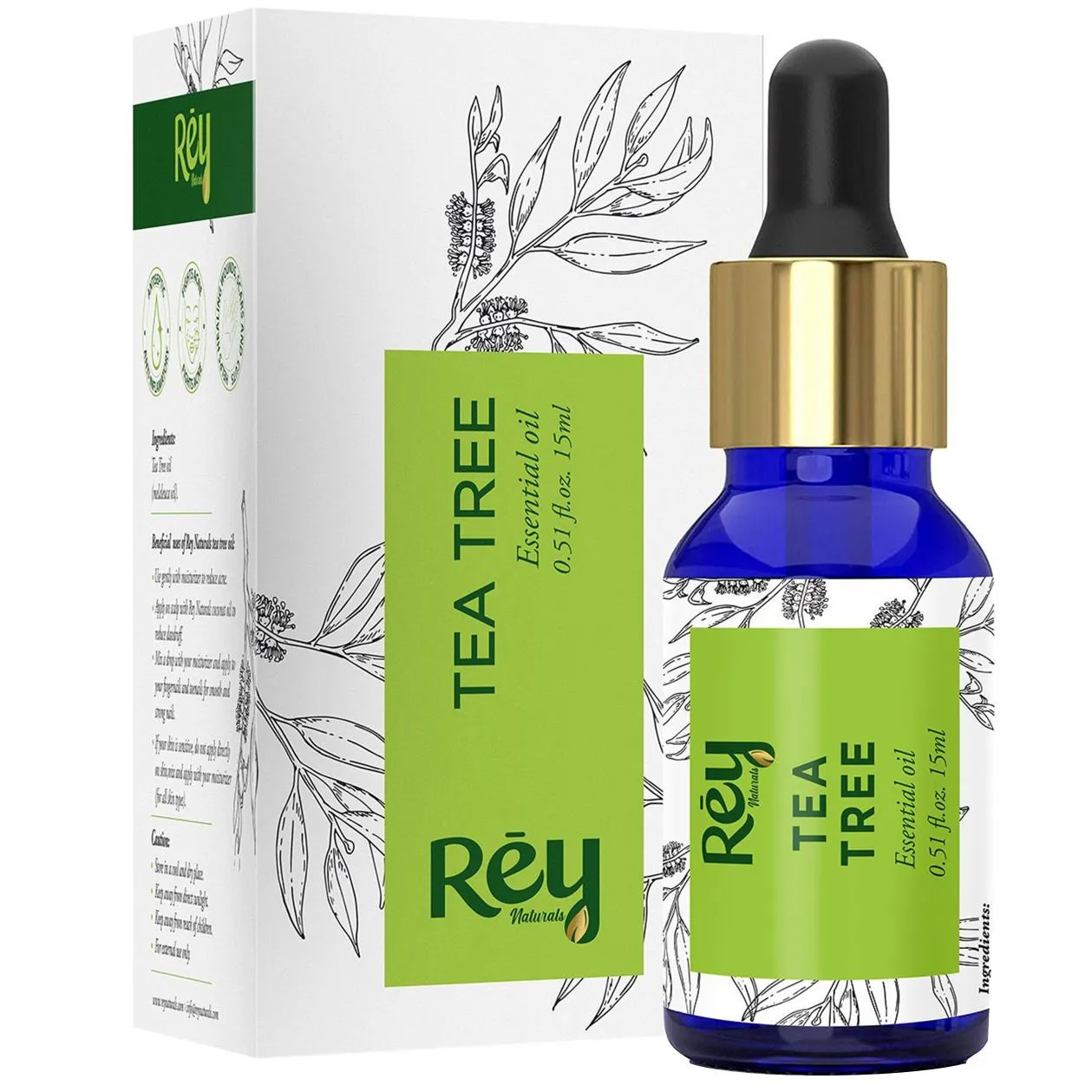 Rey Naturals Tea Tree Essential Oil